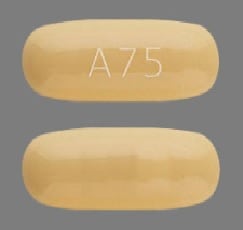 Imprint A 75 - dutasteride 0.5 mg
