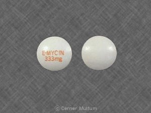 Image 1 - Imprint E-MYCIN 333mg - E-Mycin 333 mg