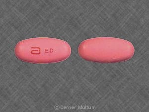 Imprint a ED - Ery-Tab 500 mg