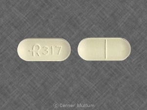 Image 1 - Imprint R317 - fenoprofen 600 mg