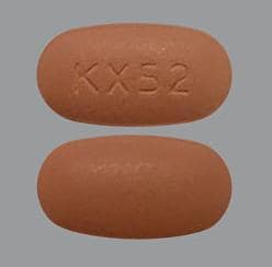 Image 1 - Imprint KX52 - Auryxia 210 mg (ferric iron)