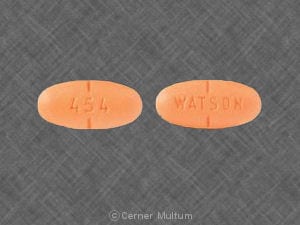 Imprint 454 WATSON - gemfibrozil 600 mg