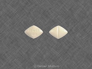 Imprint PFIZER 411 - Glucotrol 5 mg