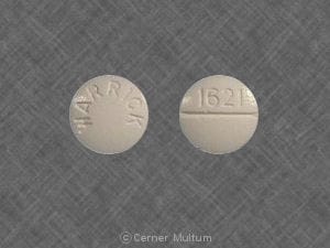 Image 1 - Imprint WARRICK 1621 - griseofulvin 250 mg