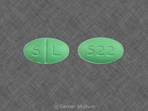 Image 1 - Imprint S L 522 - guaifenesin/phenylpropanolamine 400 mg-75 mg