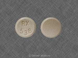 RX 538 - Hydrochlorothiazide and Lisinopril