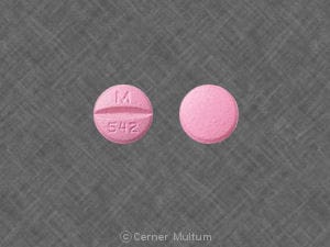 M 542 - Hydrochlorothiazide and Quinapril Hydrochloride