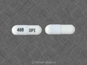 Imprint 488 DPI - hydrochlorothiazide/triamterene 25 mg / 37.5 mg
