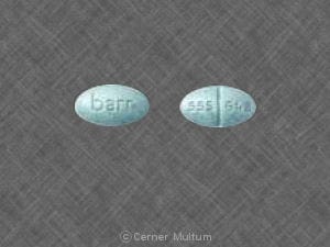Imprint barr 555 643 - hydrochlorothiazide/triamterene 25 mg / 37.5 mg