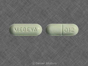 Image 1 - Imprint MEDEVA 012 - Humibid 600 mg