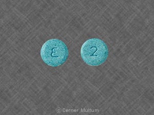 Imprint 2 E - hydromorphone 2 mg