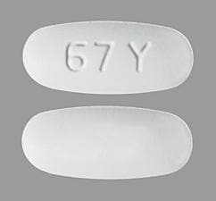 Imprint 67 Y - lamivudine 300 mg
