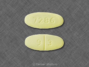 Imprint 93 7286 - levetiracetam 500 mg