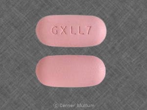 Imprint GX LL7 - Lexiva 700 mg