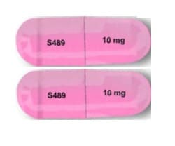 Imprint S489 10 mg - Vyvanse 10 mg