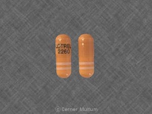 Pill Finder: LOTREL 2260 Brown Capsule-shape - Medicine.com