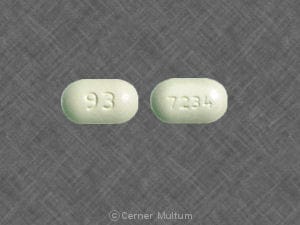 Imprint 93 7234 - meloxicam 7.5 mg