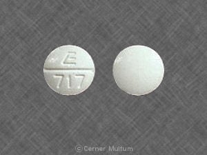 Imprint E 717 - meprobamate 400 mg