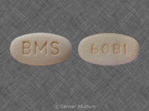 Image 1 - Imprint BMS 6081 - Metaglip 2.5 mg / 250 mg