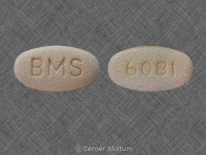 Image 1 - Imprint BMS 6081 - Metaglip 2.5 mg / 250 mg