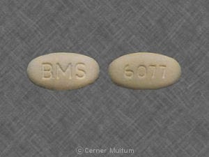 Image 1 - Imprint BMS 6077 - Metaglip 2.5 mg / 500 mg