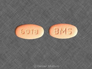Image 1 - Imprint BMS 6078 - Metaglip 5 mg / 500 mg