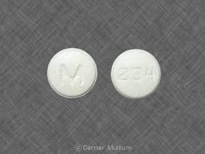 Imprint M 234 - metformin 500 mg