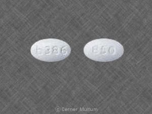 Imprint b386 850 - metformin 850 mg