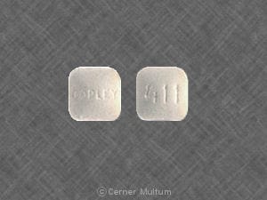 Image 1 - Imprint COPLEY 411 - methazolamide 25 mg