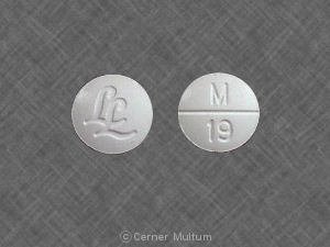 Imprint LL M 19 - methocarbamol 500 mg