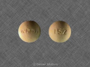 Imprint 152 WPPh - methyldopa 250 mg