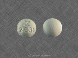 Image 1 - Imprint Z 2931 - methyldopa 250 mg