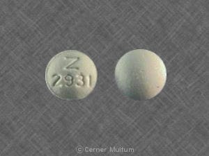 Imprint Z 2931 - methyldopa 250 mg