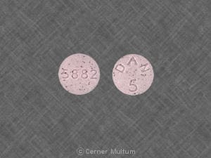 Image 1 - Imprint 5882 DAN 5 - methylphenidate 5 mg