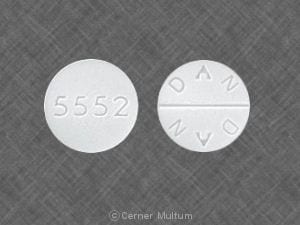 Pill Finder: 5552 DAN DAN White Round - Medicine.com