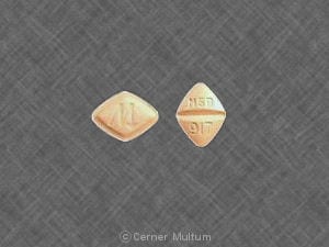 Image 1 - Imprint M MSD 917 - Moduretic 5-50 5 mg / 50 mg