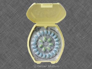 Image 1 - Imprint WATSON 526 - Mononessa ethinyl estradiol 0.035 mg / norgestimate 0.25 mg