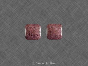 Image 1 - Imprint 93 9197 - multivitamin with iron and fluoride Multiple Vitamins with Iron and Fluoride 0.5 mg