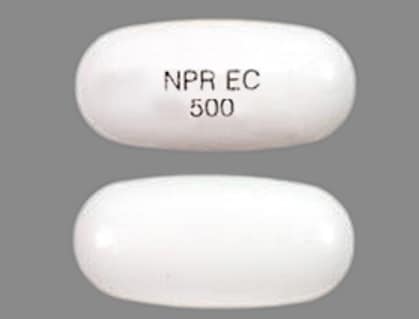 Image 1 - Imprint NPR EC 500 - EC-Naprosyn 500 mg