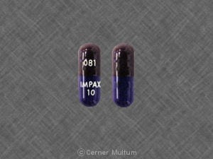 Imprint 081 IMPAX10 - omeprazole 10 mg