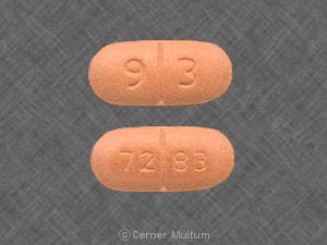 Image 1 - Imprint 9 3 72 83 - oxcarbazepine 600 mg
