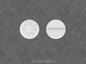 Imprint WATSON 749 - acetaminophen/oxycodone 325 mg / 5 mg