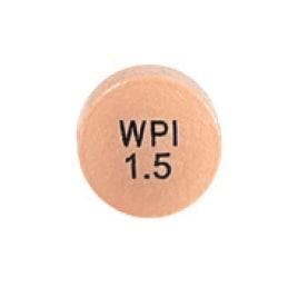 Imprint WPI 1.5 - paliperidone 1.5 mg