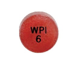 Imprint WPI 6 - paliperidone 6 mg