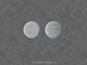 Image 1 - Imprint 10/100 SP 341 - Parcopa 10 mg / 100 mg