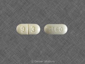 Image 1 - Imprint 9 3 7160 - pergolide 0.05 mg