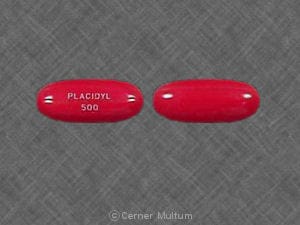 Image 1 - Imprint PLACIDYL 500 - Placidyl 500 mg