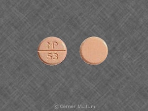 Imprint MP 53 - prednisone 20 mg