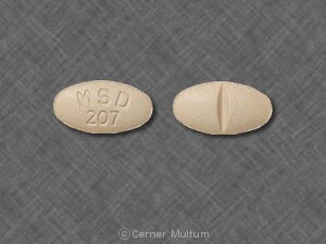 Image 1 - Imprint MSD 207 - Prinivil 20 mg