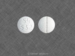 Imprint 54 532 - pseudoephedrine 60 mg